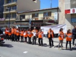 LBT opposite Mevlevi Tekke distributing their proclamation to passersby